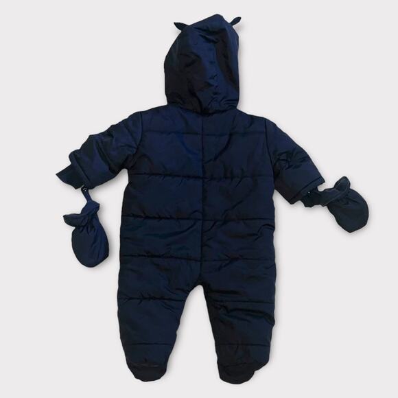 Children's Place Baby Infant Winter Snowsuit w/ Mittens 0-3mos - Picture 5 of 5